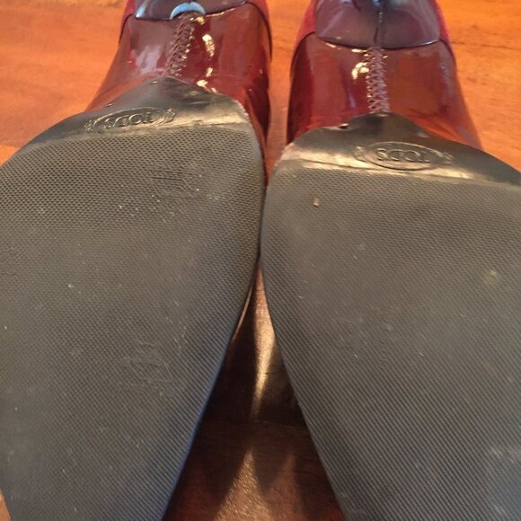 TOD's Super Sexy Patent/Suede Stiletto Heels - Picture 7 of 13